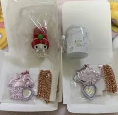 いちご新聞50周年記念 きらきら輝くペンダント マイメロディ・こぎみゅん