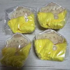 サンリオ　おくるみミニタオルキーホルダー　ポムポムプリン