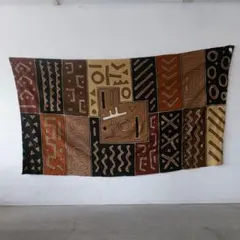 ボゴラン布 泥染め マリ BENKADI 190×110 一点物 タペストリー - メルカリ