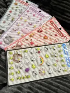スヌーピー　PUKUPUKU SEAL 4セット