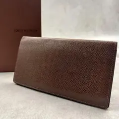Louis Vuitton タイガ ブラウン 長財布 メンズ 8728