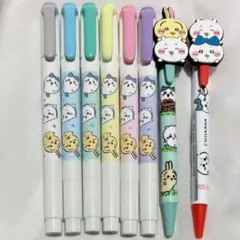 新品　ちいかわ　マーカーペン　シャーペン　　8本セット　ラッピング済み♪ ⑪