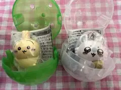 ちいかわ つまんでつなげてますこっと　ガチャ　②うさぎ&モモンガ