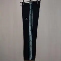 アディダス CLIMALITE ジャージ パンツ 下 メンズ Sサイズ 紺/水色