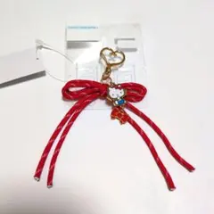 ハローキティ リボンチャーム サンリオ パーツクラブ ハンドメイド素材