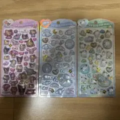 正規品うるちゅるポップシール　サンリオ日焼け　ポチャッコベビーシナモロールプリン