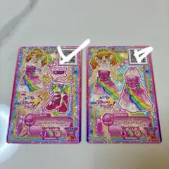 アイカツ プリパラ Blu-rayアイカツカード プリチケ 未開封 2枚セット