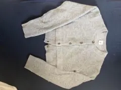 グレー 長袖 カーディガン