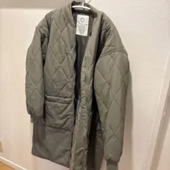 オリーブグリーン キルティングジャケット Mサイズ