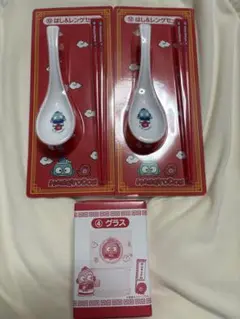 ハンギョドン当りくじ はし＆レンゲセット×2、グラス3点セット