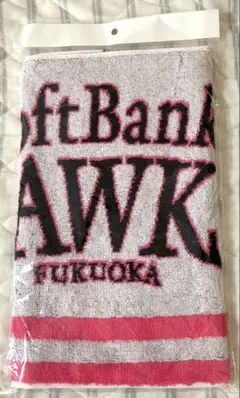 ホークス　ピンクフルデー　２０２４　ピンクリボン　ユニフォームタオル