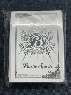 日焼け】バトルスピリッツ 2009年 ホログラムカードスリーブ 白銀Ver