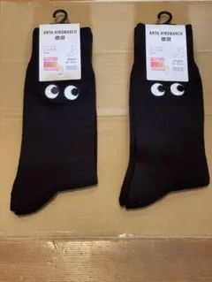 ユニクロ×アニヤ・ハインドマーチ ヒートテックソックス23~25cm 2点セット