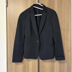 コムサイズム‼️ネイビー テーラードジャケット‼️ストレッチ‼️オールシーズン‼️