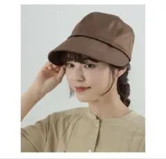 【新品タグ付き】ワイドブリムキャップ Ray BEAMS ビームス ブラウンのサムネイル