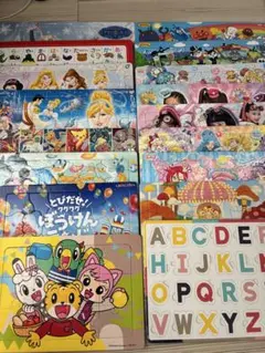 子供向けパズルセット ディズニー・アンパンマンなど
