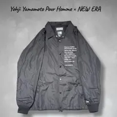 【期間限定値下げ中】YohjiYamamoto×NewEra コーチジャケット 2023年秋冬モデル【ヨウジヤマモト×ニューエラ】コーチ