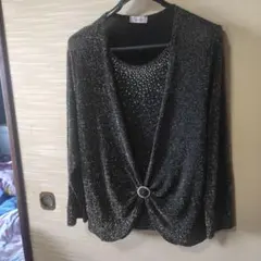 LL ゴージャスボレロ風ラメセーター