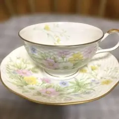 NARUMI ナルミ カップ＆ソーサー 1客 花柄 ボーンチャイナ