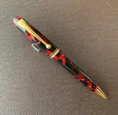 新品】PLATINUM プラチナ・シープ紅白御所車万年筆 14K ヴィンテージ