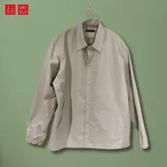 UNIQLO コーチジャケット　ベージュ　M