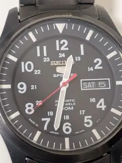 SEIKO 5 SPORTS SNKE01J1 日本製 セイコー 自動巻き 黒 - メルカリ