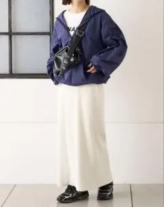 【未使用品】チャオパニックティピー リブIラインスカート　アイボリー　M