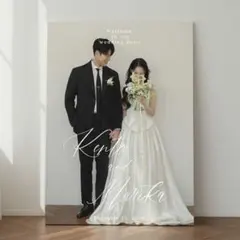 ウェルカムボード　パネル　結婚式　ウェルカムスペース　受付装飾　n3