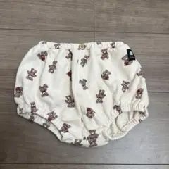 futa futa クマ柄 コットンパンツ 70-80cm