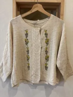 Samansa Mos2 花柄刺繍レースカーディガンのサムネイル