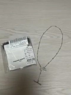 PHILIPPE AUDIBERT Garnet neklace シルバー