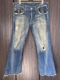 左*科様 io着用 TRUE RELIGION 極太ステッチ FRANKIE B io着用 TRUE RELIGION 極太ステッチ FRANKIE B - メルカリ