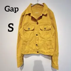 希少カラー✨️Gap【S】イエロー コーデュロイジャケット ビンテージ 春色 ラフ