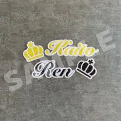 うちわ デコ文字 デコパーツ King & Prince 王冠セット