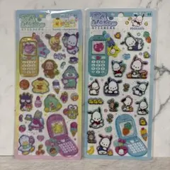 正規品 平成はっぴーフォンシール ポチャッコ ポムポムプリン ハンギョドン