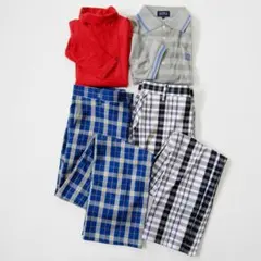 人気】パーリーゲイツ 22年 矢印 総柄 ストレッチ ゴルフ パンツ 白黒
