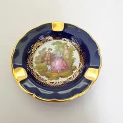 Imperia Limoges 灰皿 小物入れ セット 金彩 紺色 - メルカリ