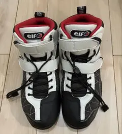 elf バイク用ブーツ 赤黒 elf バイク用ブーツ 赤黒 - メルカリ