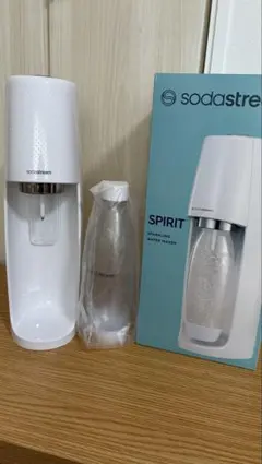 美品】soda stream ソーダストリーム スピリットワンタッチ 白 - メルカリ