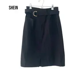 膝丈スカート 黒