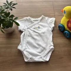 ファミリア(familiar) ラップタイプ ベビー肌着50サイズ　綿100%