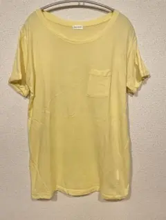 PLST イエロー　ポケットTシャツ　カットソー　12-5101104のサムネイル