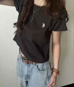 U.S. POLO ASSN. 半袖Tシャツ ブラックのサムネイル
