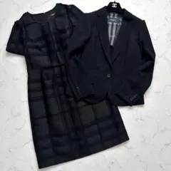 BURBERRY セットアップ 44 大きいサイズ ワンピース ジャケット