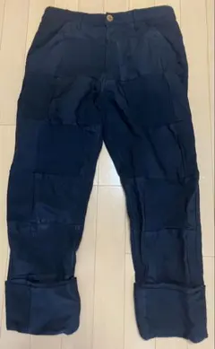 コムデギャルソンオムプリュス同色素材パッチワークパンツ