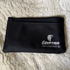 EGYPTAIR 어메니티 파우치, 블랙, 이집트에어, 비매품