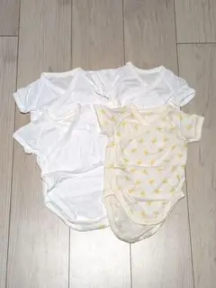 UNIQLO ベビー肌着 半袖メッシュロンパース 4枚セット 60サイズ