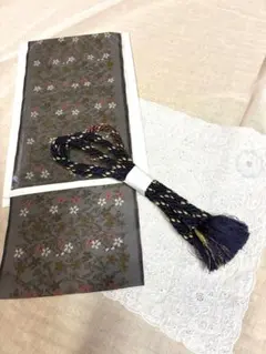 織りの半衿　帯締め　セット