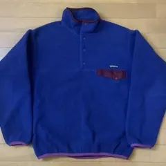 ワ*ニ様 青 patagonia スナップt 96年 M