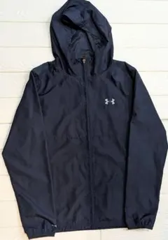 アンダーアーマー パーカー STORM1 ナイロンパーカー ネイビー Mサイズ